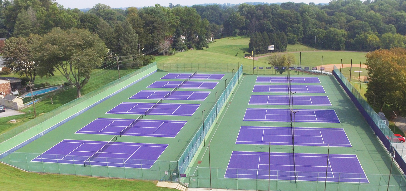 West Chester University Tennis, Resurfacing, Tennis Teams, Purple