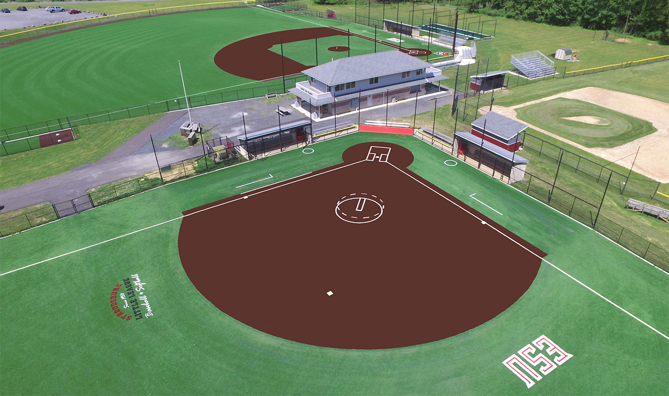 Softball Infield at ESU Completed