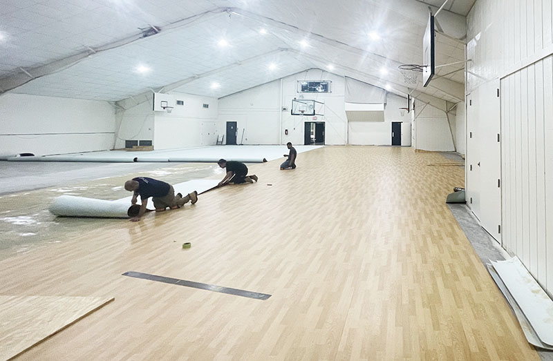 Fairwinds Christian School Upgrading Gym Floor